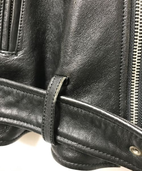 beautiful people（ビューティフルピープル）beautiful people (ビューティフルピープル) レザーライダースジャケット ブラック サイズ:150の古着・服飾アイテム