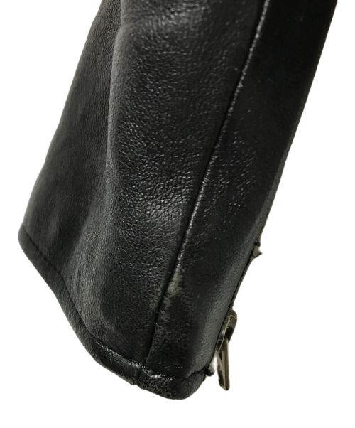 beautiful people（ビューティフルピープル）beautiful people (ビューティフルピープル) レザーライダースジャケット ブラック サイズ:150の古着・服飾アイテム