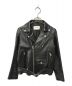 beautiful people（ビューティフルピープル）の古着「レザーライダースジャケット」｜ブラック