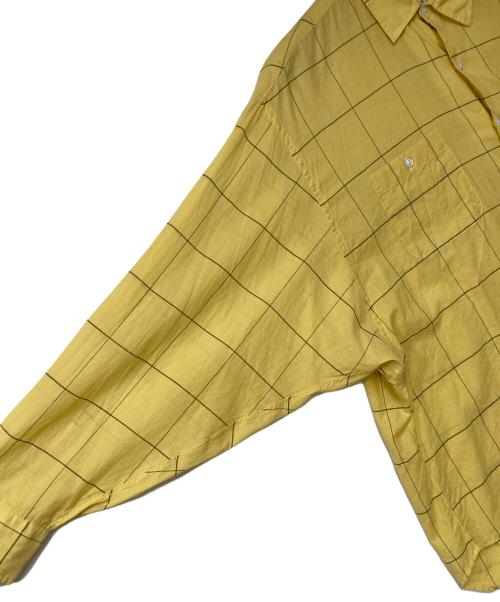 son of the cheese（（サノバチーズ））son of the cheese (（サノバチーズ）) Big Plaid Shirt イエロー サイズ:XLの古着・服飾アイテム