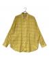 son of the cheese（（サノバチーズ））の古着「Big Plaid Shirt」｜イエロー