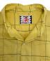 中古・古着 son of the cheese (（サノバチーズ）) Big Plaid Shirt イエロー サイズ:XL：4500円
