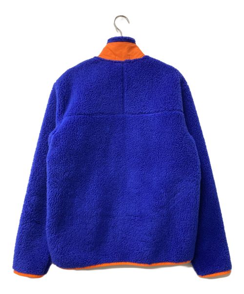 POLO RALPH LAUREN（ポロ・ラルフローレン）POLO RALPH LAUREN (ポロ・ラルフローレン) ボアフリースジャケット ブルー×オレンジ サイズ:Sの古着・服飾アイテム