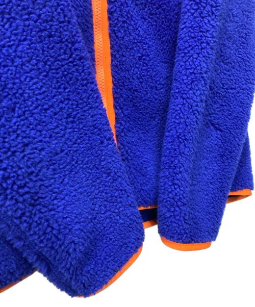 POLO RALPH LAUREN（ポロ・ラルフローレン）POLO RALPH LAUREN (ポロ・ラルフローレン) ボアフリースジャケット ブルー×オレンジ サイズ:Sの古着・服飾アイテム