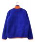 POLO RALPH LAUREN (ポロ・ラルフローレン) ボアフリースジャケット ブルー×オレンジ サイズ:S：7000円