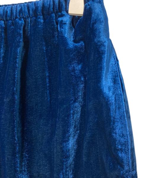 maturely（マチュアリー）maturely (マチュアリー) Velvet Opal Maxi Skirt ブルー サイズ:FREEの古着・服飾アイテム
