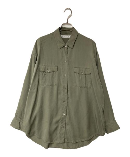 MICA&DEAL（マイカアンドディール）MICA&DEAL (マイカアンドディール) military shirt ミリタリーシャツ 0123101022 カーキ サイズ:FREEの古着・服飾アイテム