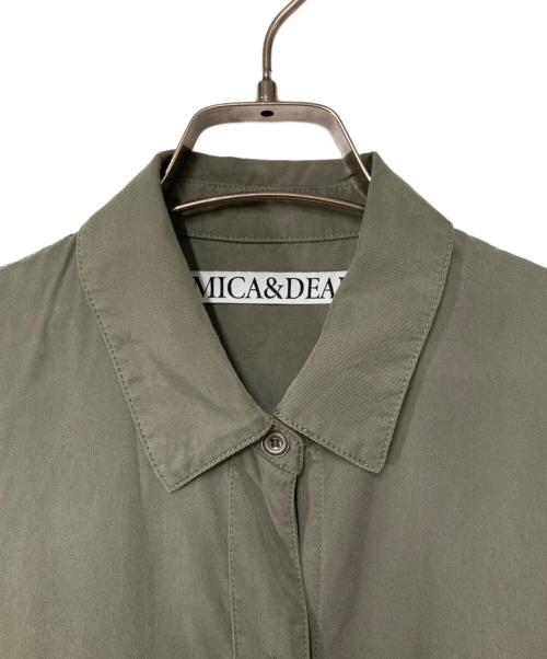 MICA&DEAL（マイカアンドディール）MICA&DEAL (マイカアンドディール) military shirt ミリタリーシャツ 0123101022 カーキ サイズ:FREEの古着・服飾アイテム