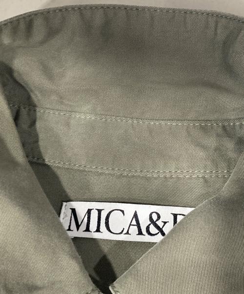 MICA&DEAL（マイカアンドディール）MICA&DEAL (マイカアンドディール) military shirt ミリタリーシャツ 0123101022 カーキ サイズ:FREEの古着・服飾アイテム