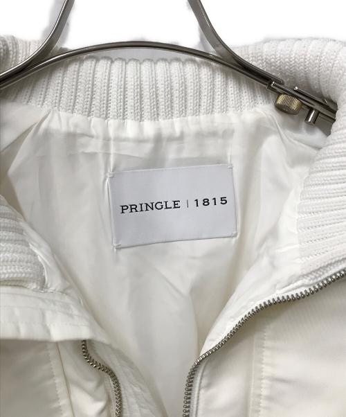 PRINGLE1815（プリングルエイティーンフィフティーン）PRINGLE1815 (プリングルエイティーンフィフティーン) ダウンジャケット S5A04-219-01 ホワイト サイズ:10の古着・服飾アイテム