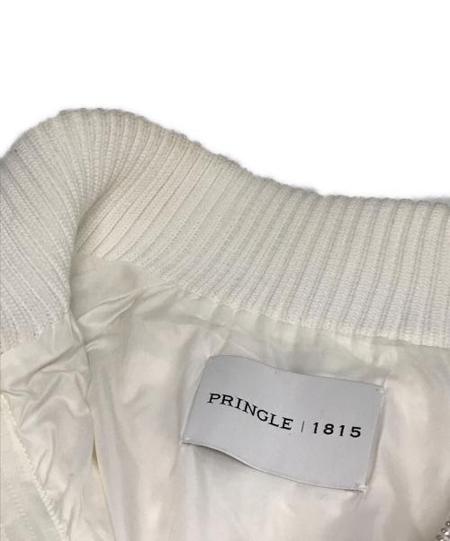 PRINGLE1815（プリングルエイティーンフィフティーン）PRINGLE1815 (プリングルエイティーンフィフティーン) ダウンジャケット S5A04-219-01 ホワイト サイズ:10の古着・服飾アイテム