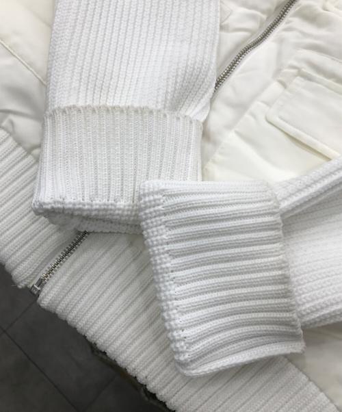 PRINGLE1815（プリングルエイティーンフィフティーン）PRINGLE1815 (プリングルエイティーンフィフティーン) ダウンジャケット S5A04-219-01 ホワイト サイズ:10の古着・服飾アイテム