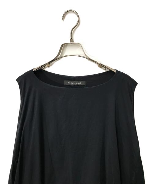 mizuiro-ind（ミズイロインド）mizuiro-ind (ミズイロインド) ノースリーブワンピース ネイビー サイズ:-の古着・服飾アイテム