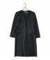 theory luxe（セオリーリュクス）の古着「EXECUTIVE NIKKIA F/EXECUTIVE ABEER NLセットアップワンピース」｜ネイビー