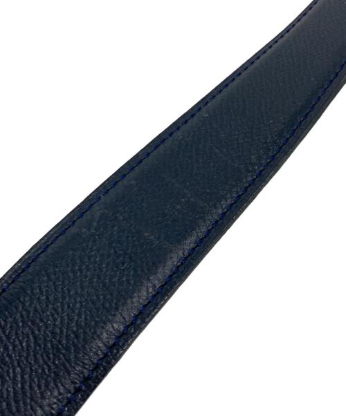 HERMES（エルメス）HERMES (エルメス) コンスタンスＨベルト 65 ネイビー×グリーンの古着・服飾アイテム