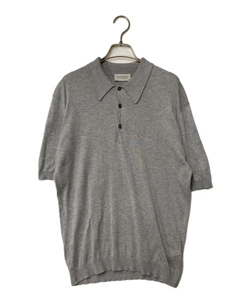 JOHN SMEDLEY（ジョンスメドレー）JOHN SMEDLEY (ジョンスメドレー) コットンポロシャツ グレー サイズ:XSの古着・服飾アイテム