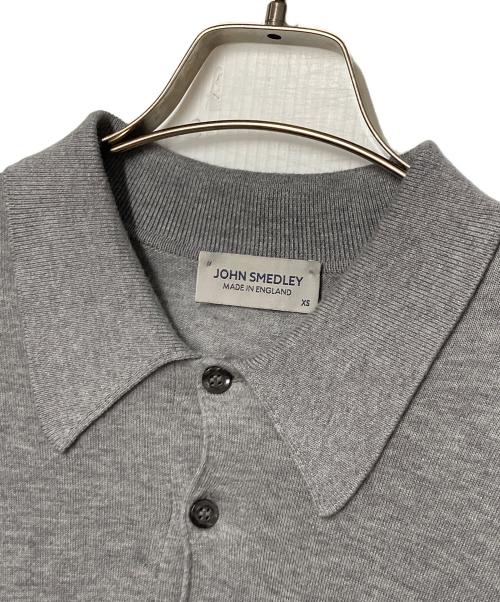 JOHN SMEDLEY（ジョンスメドレー）JOHN SMEDLEY (ジョンスメドレー) コットンポロシャツ グレー サイズ:XSの古着・服飾アイテム