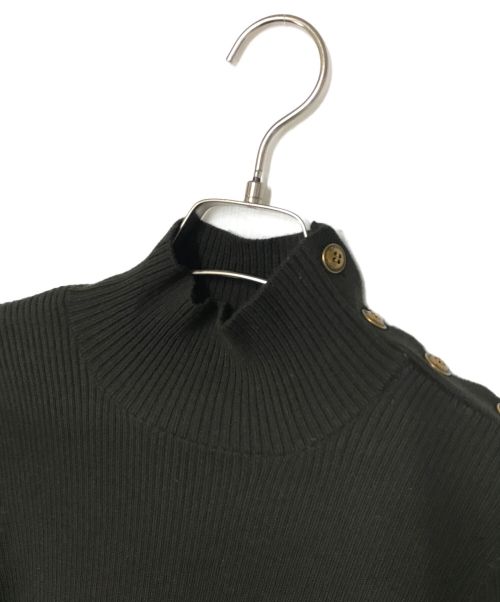 BURBERRY BLUE LABEL（バーバリー ブルー レーベル）BURBERRY BLUE LABEL (バーバリーブルーレーベル) レオパード柄切替ベルト付ワンピース ブラウン サイズ:SIZE 38の古着・服飾アイテム