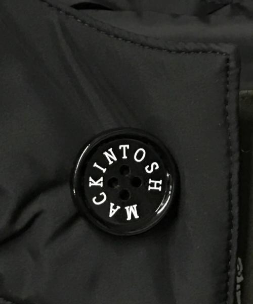 MACKINTOSH LONDON（マッキントッシュ ロンドン）MACKINTOSH LONDON (マッキントッシュ ロンドン) ポリエステルタフタフーデットダウンアウター ブラック サイズ:40の古着・服飾アイテム