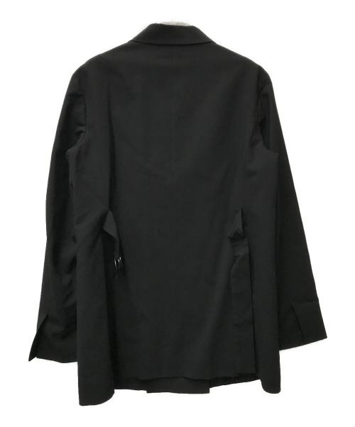 ESTNATION（エストネーション）ESTNATION (エストネーション) フラノビッグテーラードジャケット ブラック サイズ:36の古着・服飾アイテム