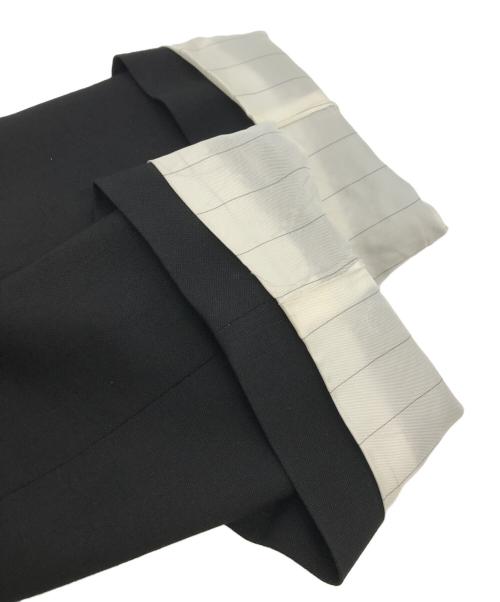 ESTNATION（エストネーション）ESTNATION (エストネーション) フラノビッグテーラードジャケット ブラック サイズ:36の古着・服飾アイテム