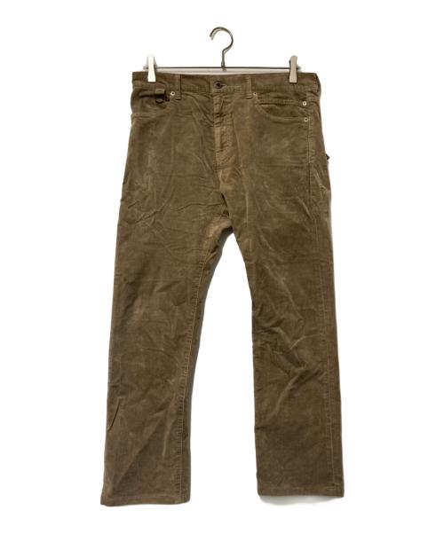 UNDERCOVERISM（アンダーカバーイズム）UNDERCOVERISM (アンダーカバーイズム) ZIPタタキPKストレッチコーデュロイスリムパンツ U12B4505-2 ブラウン サイズ:4の古着・服飾アイテム