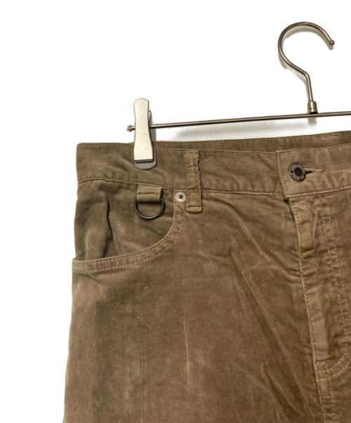 UNDERCOVERISM（アンダーカバーイズム）UNDERCOVERISM (アンダーカバーイズム) ZIPタタキPKストレッチコーデュロイスリムパンツ U12B4505-2 ブラウン サイズ:4の古着・服飾アイテム