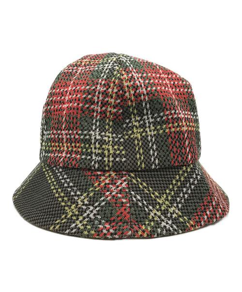 Needles（ニードルズ）Needles (ニードルズ) Bermuda Hat グレー×レッド サイズ:Mの古着・服飾アイテム