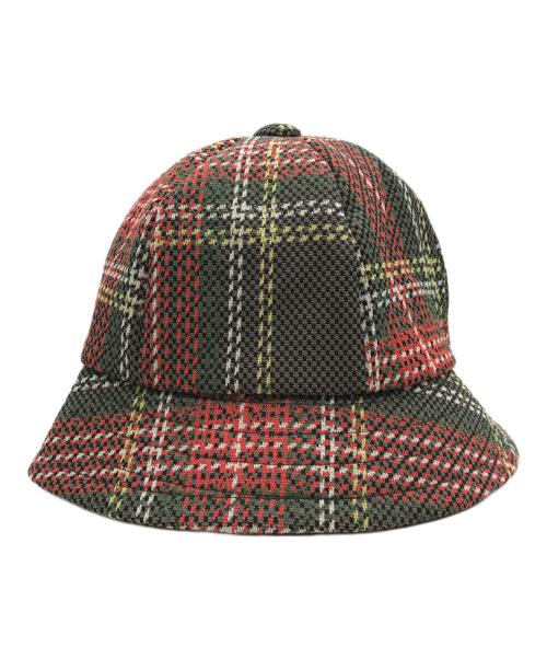 Needles（ニードルズ）Needles (ニードルズ) Bermuda Hat グレー×レッド サイズ:Mの古着・服飾アイテム