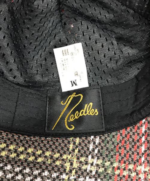 Needles（ニードルズ）Needles (ニードルズ) Bermuda Hat グレー×レッド サイズ:Mの古着・服飾アイテム