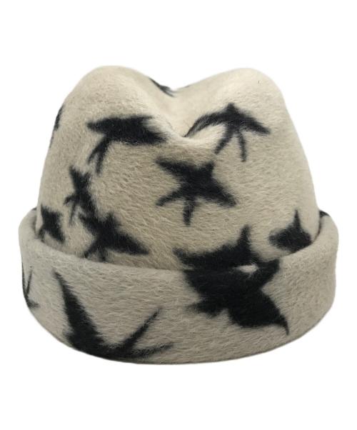 Saravah（サラヴァ）Saravah (サラヴァ) ラビットファーハット ベージュ×ブラックの古着・服飾アイテム