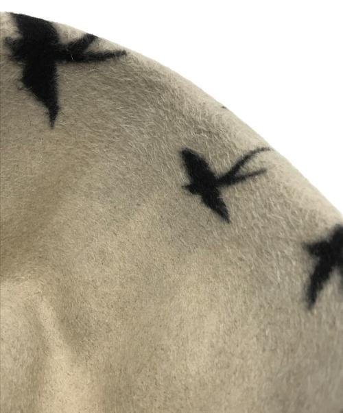 Saravah（サラヴァ）Saravah (サラヴァ) ラビットファーハット ベージュ×ブラックの古着・服飾アイテム