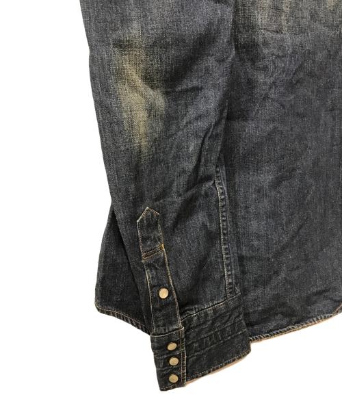 n(n) by NUMBER (N)INE（エヌエヌバイナンバーナイン）n(n) by NUMBER (N)INE (エヌエヌバイナンバーナイン) デニムウエスタンシャツ LOVE GOD MURDER期 インディゴ サイズ:3の古着・服飾アイテム