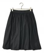 DOLCE & GABBANAドルチェ＆ガッバーナ）の古着「ギャザースカート」｜ブラック