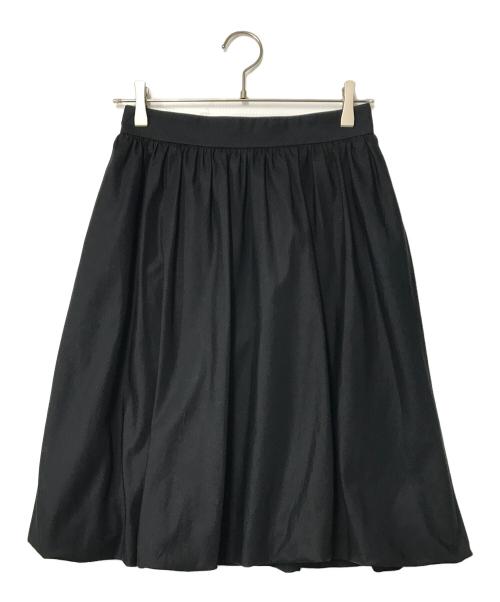 DOLCE & GABBANA（ドルチェ＆ガッバーナ）DOLCE & GABBANA (ドルチェ＆ガッバーナ) ギャザースカート ブラック サイズ:SIZE 40の古着・服飾アイテム