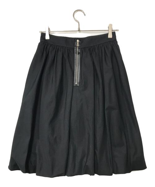 DOLCE & GABBANA（ドルチェ＆ガッバーナ）DOLCE & GABBANA (ドルチェ＆ガッバーナ) ギャザースカート ブラック サイズ:SIZE 40の古着・服飾アイテム
