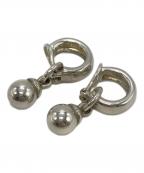 TIFFANY & Co.ティファニー）の古着「ハードウェア ボール フープ イヤリング」｜シルバー