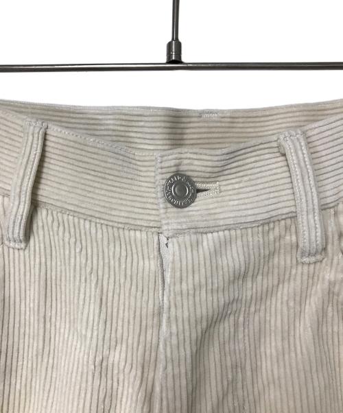 Curensology &RC（カレンソロジー アールシー）Curensology &RC (カレンソロジー アールシー) ワイドコーデュロイパンツ アイボリー サイズ:38の古着・服飾アイテム