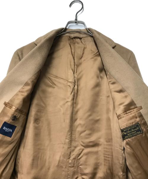 BARBA（バルバ）BARBA (バルバ) LoroPiana キャメルヘアーソリッドチェスターフィールドコート CMANA11940001 キャメル サイズ:44の古着・服飾アイテム
