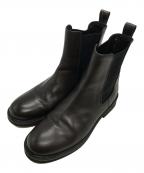 MARGARET HOWELL ideaマーガレット ハウエル アイディア）の古着「サイドゴアブーツ」｜ブラウン