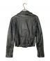 DENNY ROSE (デニーローズ) アーム切替ジップレザージャケット ブラック サイズ:Ｓ：4000円
