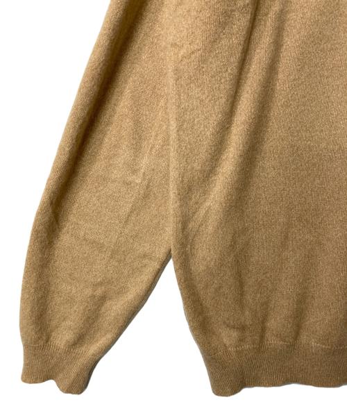 Kinloch Anderson（キンロックアンダーソン）Kinloch Anderson (キンロックアンダーソン) カシミヤアーガイルハーフジップニット ベージュ サイズ:Lの古着・服飾アイテム