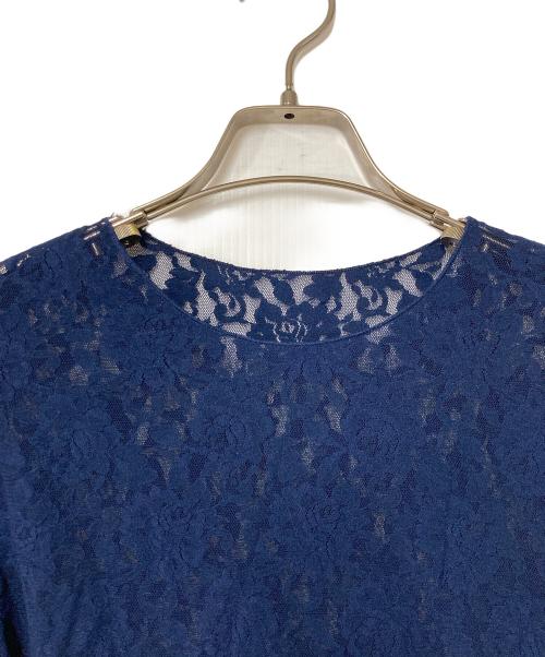 HANKY PANKY（ハンキーパンキ）HANKY PANKY (ハンキーパンキ) レースロングスリーブ ネイビー サイズ:Mの古着・服飾アイテム