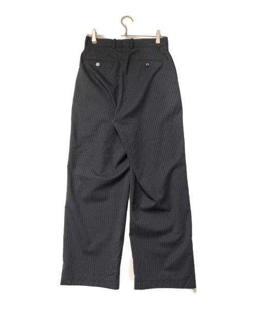 NEAT（ニート）NEAT (ニート) ストライプツータックパンツ ネイビー サイズ:Sの古着・服飾アイテム