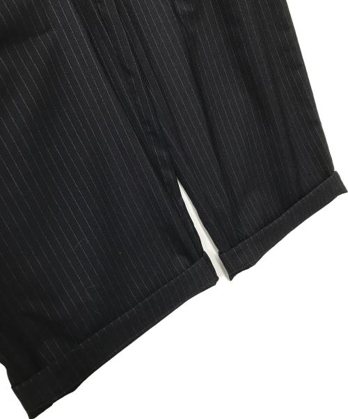 NEAT（ニート）NEAT (ニート) ストライプツータックパンツ ネイビー サイズ:Sの古着・服飾アイテム