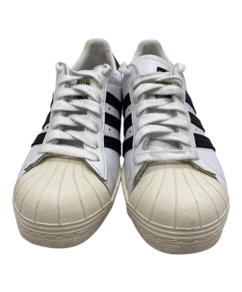 adidas（アディダス）adidas (アディダス) SUPER STAR 80s スーパースター G61070 ホワイト×ブラック サイズ:US6/ UK51/2の古着・服飾アイテム