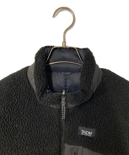 TAION（タイオン）TAION (タイオン) リバーシブルボアダウンジャケット ブラック サイズ:Mの古着・服飾アイテム