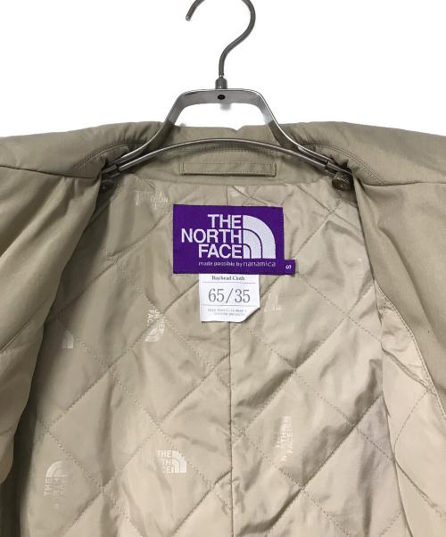 THE NORTHFACE PURPLELABEL（ザ・ノースフェイス パープルレーベル）THE NORTHFACE PURPLELABEL (ザ・ノースフェイス パープルレーベル) BEAMS (ビームス) 別注  Soutien Collar Coat/ステンカラーコート NY2164N ベージュ サイズ:Sの古着・服飾アイテム