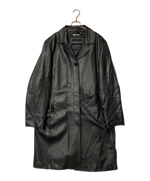 AVENUE（アヴニュー）AVENUE (アヴニュー) レザーコート ブラック サイズ:不明の古着・服飾アイテム