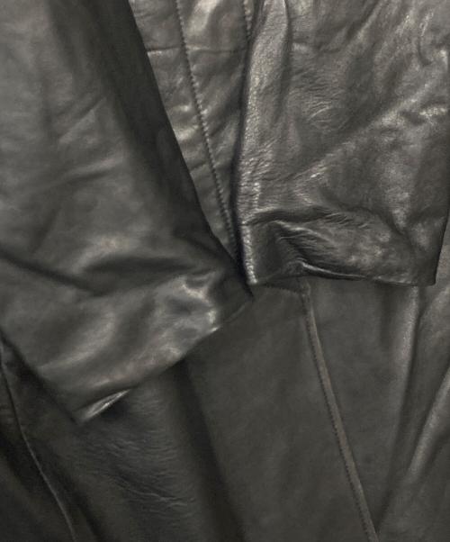 AVENUE（アヴニュー）AVENUE (アヴニュー) レザーコート ブラック サイズ:不明の古着・服飾アイテム